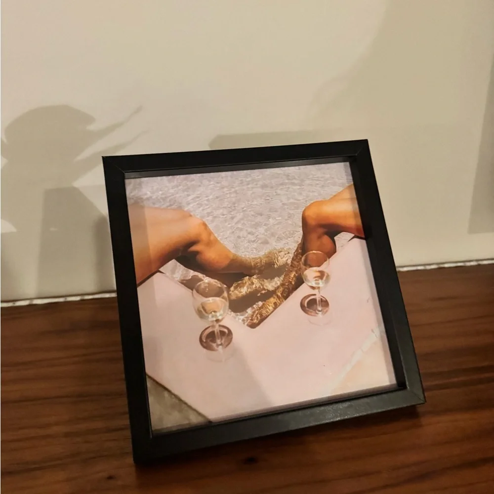 Framed Art Print with Black Frame - Picture 6 of 6